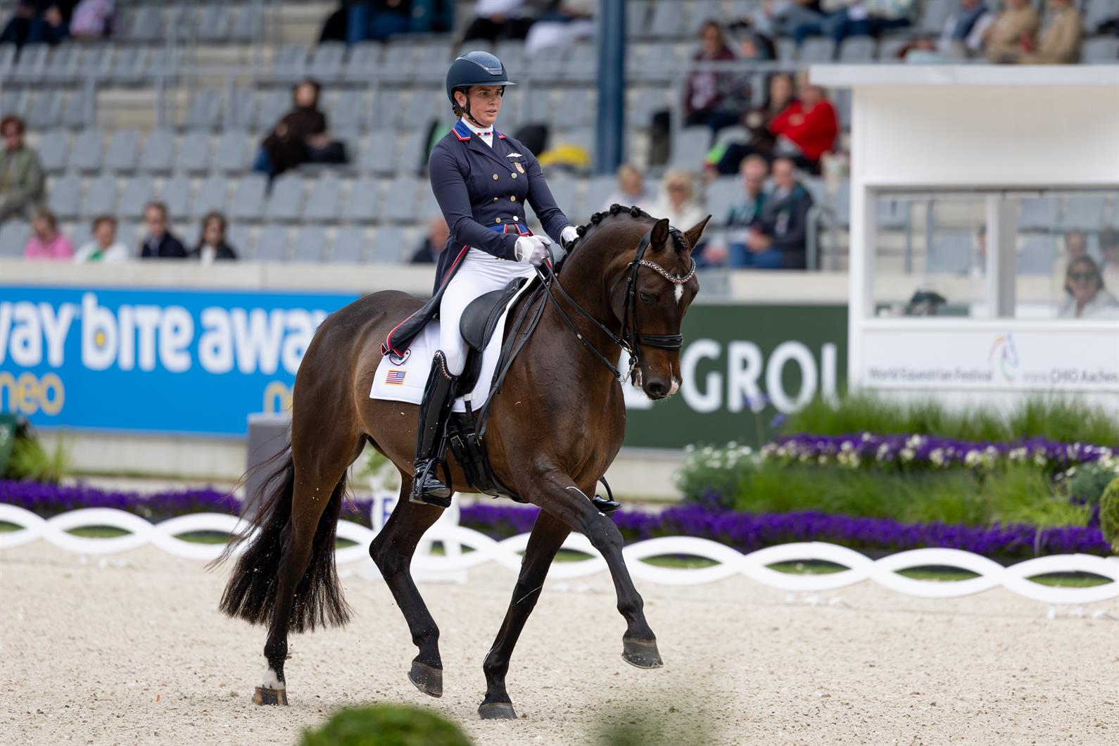 Anna Marek competing aboard Fire Fly at CHIO Aachen